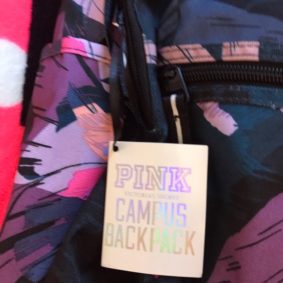 ?VS PINK TROPICAL PURPLE BLUE CAMPUS BACKPACK main image 7